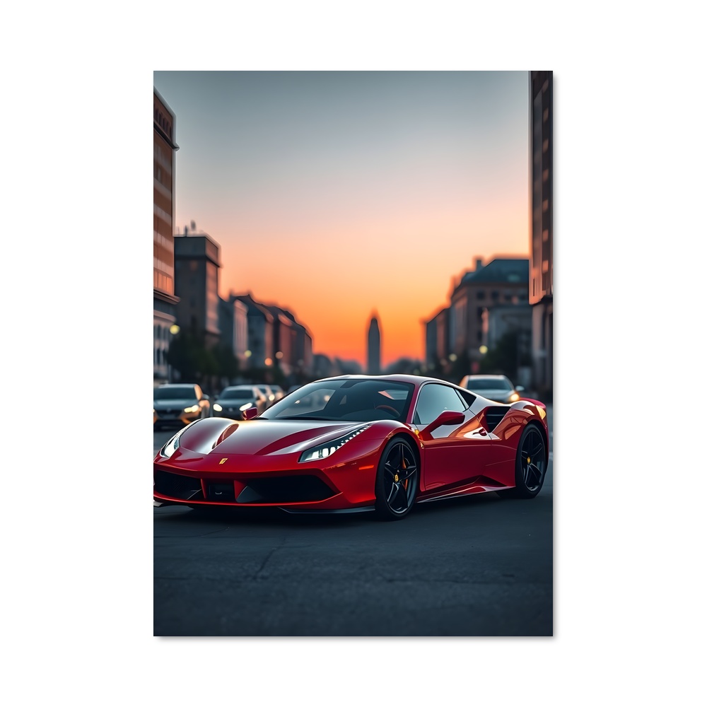 Poster Italia Rouge